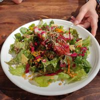 Taco rice at Veg Out in Kyoto