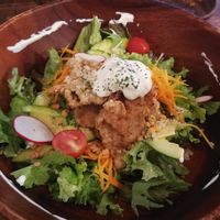 Buddah bowl at Veg Out in Kyoto