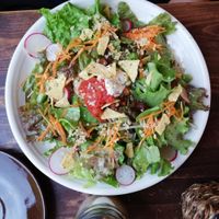 Lunch taco rice at Veg Out in Kyoto