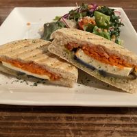 Vegan panini at Veg Out in Kyoto