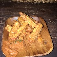 Fried tempeh at Veg Out in Kyoto