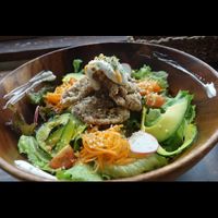 Buddha bowl at Veg Out in Kyoto