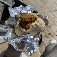 Vegan falafel pita. Mhmmmm   at Pittz in Aix-en Provence