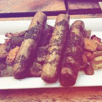 yummy tofu sausages  at Das Meisterstuck in Berlin