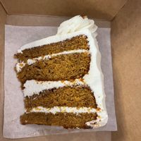 Carrot and pineapple cake  at Valhalla Bakery in Orlando