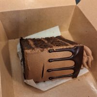 Chocolate cake at Valhalla Bakery in Orlando