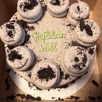 Husbands bday cake. Yes he was amused.   at Valhalla Bakery in Orlando