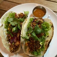 Jackfruit tacos!!!!  at VegetaBowl in Koh Tao