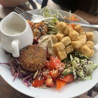 Wellness bowl with one falafel (dont add falafel. Not the best)   at VegetaBowl in Koh Tao