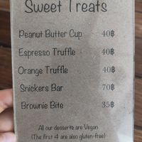 Sweets at VegetaBowl in Koh Tao