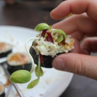 Beet Sushi, must try! at VegetaBowl in Koh Tao
