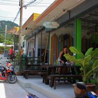 Storefront...easy to find between Main Rd and Beach Road into Sairee... turn at the 7/11.   at VegetaBowl in Koh Tao