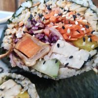 Teriyaki Sushi Burrito at VegetaBowl in Koh Tao