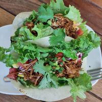 Bbq tacos at VegetaBowl in Koh Tao