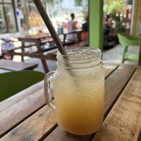 lemongrass and ginger ale (no -alcoholic)  at VegetaBowl in Koh Tao