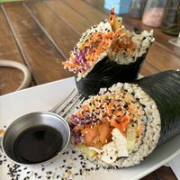 teriyaki burrito   at VegetaBowl in Koh Tao
