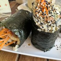 Sushi burrito  at VegetaBowl in Koh Tao