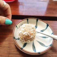 Lemon bliss ball at VegetaBowl in Koh Tao