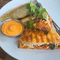 Seitan Quesadilla at VegetaBowl in Koh Tao