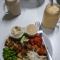 Dinner at Vegetabowls at VegetaBowl in Koh Tao