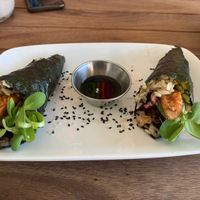 Tempeh Beetroot Sushi Roll at VegetaBowl in Koh Tao