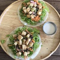 Japanese tacos at VegetaBowl in Koh Tao