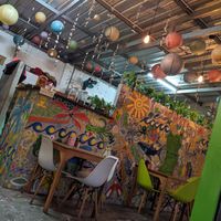 Interior at VegetaBowl in Koh Tao