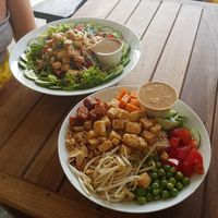Two bowls at VegetaBowl in Koh Tao