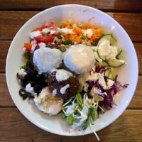 Falafel bowl at VegetaBowl in Koh Tao