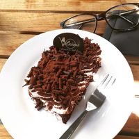 Black forest gateau at Velicious in Strasbourg
