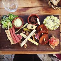 Charcuterie board at Velicious in Strasbourg
