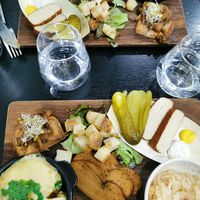 Assiette de raclette at Velicious in Strasbourg