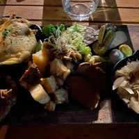 Raclette plate at Velicious in Strasbourg