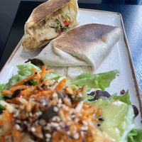 Wrap mit Lemongrass-Tofu   at Velicious in Strasbourg