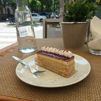 Cherry cake at Velicious in Strasbourg