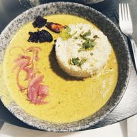 Plat en suggestion : curry de pois chiches   at Velicious in Strasbourg