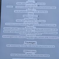 Translated menu 2024 at Velicious in Strasbourg