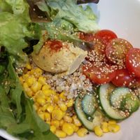 Buddha bowl at Velicious in Strasbourg