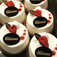 a sampling of what's in the dessert case! at Velicious in Strasbourg