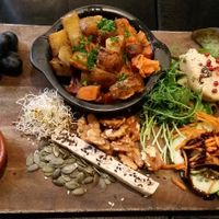 Most delicious vegan cheese I have ever had. at Velicious in Strasbourg