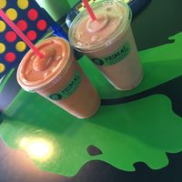 Mangos In The Mist & Nana Berry Smoothies at Primal Juice and Smoothies in San Antonio