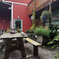   at The Tin Thistle Garden Cafe in North Bend