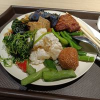 One of the meals here...I had many more. at Minder Vegetarian 明德素食 - NTU Hospital in Taipei