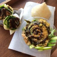 Dosa bowl and wrap  at Nalinis Wholesome Streetfood - Bondi Junction in Bondi Junction