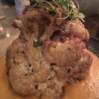 Scorched cauliflower  at Avant Garden in New York City