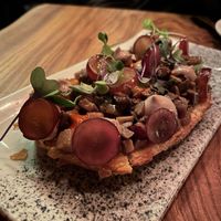 Mushroom toast  #Veganuary at Avant Garden in New York City