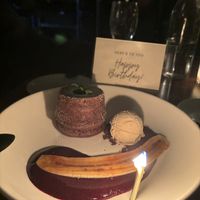 Chocolate fondue   at Avant Garden in New York City