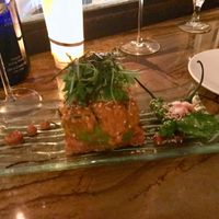 Avocado - carrot ginger dressing, crispy rice, miso glaze at Avant Garden in New York City