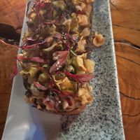 Pickled Pear toast at Avant Garden in New York City