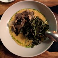 Maitake risotto. at Avant Garden in New York City